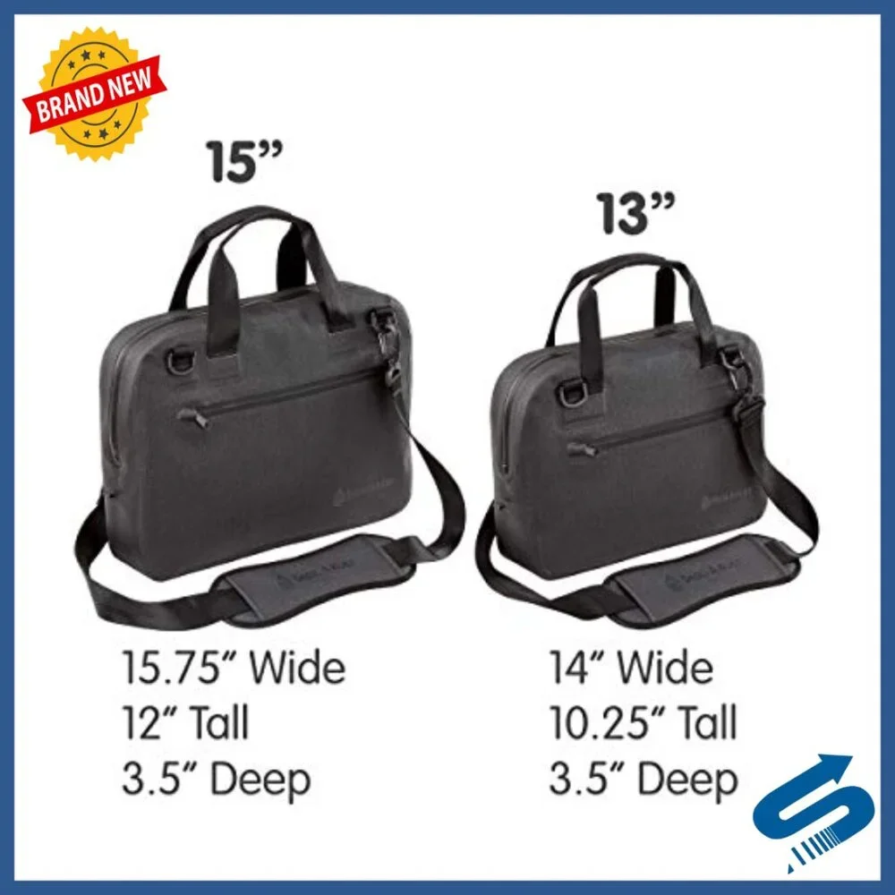 Waterproof Messenger Bag 13 15 Inch Laptop Briefcase Padded Compartments